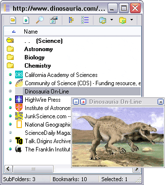 SV Bookmark Screenshot